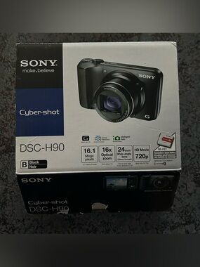 Sony Cyber-shot DSC-H90 Compact Digital Camera - Black